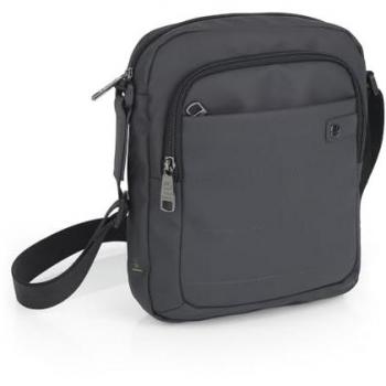 Bolsa bandolera Gabol Joel para Hombre, compatible con iPad, color gris 546011 016
