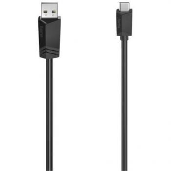 Hama Cable 3 en 1 Micro-USB con adaptador a USB-C/Lightning de 0.75m