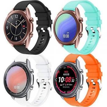 20mm Correa Compatible con Galaxy Watch Active/Active2/Galaxy Watch 42mm/Gear S2 Classic, Silicona Replacement Correa para Galaxy Watch Active