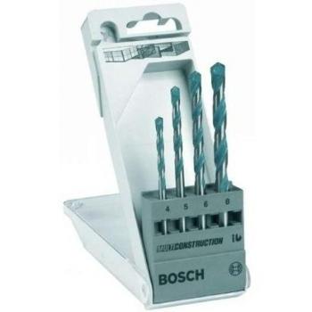 Bosch Professional - Juego de 4 brocas multiuso CYL-9 MultiConstruction 4; 5; 6; 8 mm