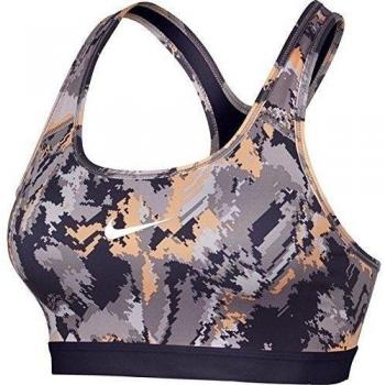Nike  Pro Clsc Pad Oil Glch Bra - Sujetador deportivo para mujer, color morado, talla M