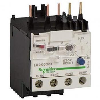 Schneider Electric LR2K0321 TeSys LR2K Relé Térmico, 3P, 10… 14A, Clase 10A, 58mm x 45mm x 65mm
