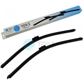 2 YOU.S FRENTE WIPER BLADE 530 + 530 mm AUDI TT Orig. Conectar