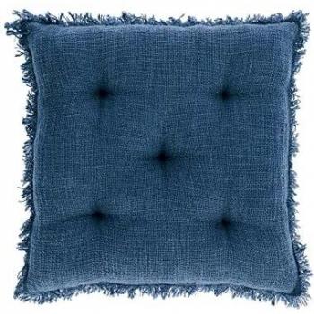 Kave Home - Cojín para Silla Brunela 100% algodón Azul 45 x 45 cm