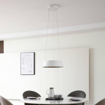 Lámpara Colgante LED Belsar, Blanco, Aluminio, CCT