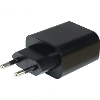 Cargador Rápido Inter-Tech PD-2120 20W USB-C y USB-A Negro