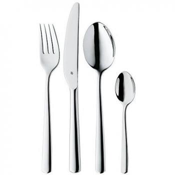WMF Boston Cromargan - Cubertería, Acero Inoxidable, Acabado Pulido, 24 Piezas para 6 Comensales