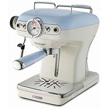 Ariete 1389 Azul - Cafetera espresso vintage, color azul