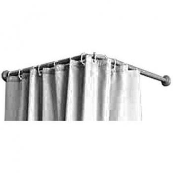 BARRA DE CORTINA - CURVA - BLANCA - 70X100 a 175CM