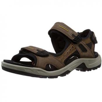 ECCO Men's Offroad Yucatan Sandal Size 14 Leather Espresso