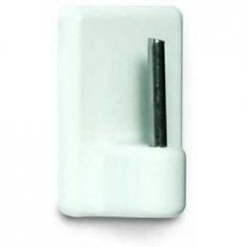 BRINOX Percha visillos, Blanco, Pequeña