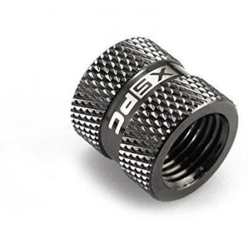 XSPC 1/2 G1/4 18mm Negro Chrome V2 - Racor