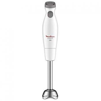 Moulinex Easychef DD4511 - Batidora de mano, 450 W, 2 velocidades, cuchillas Zelkrom, color blanco