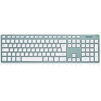 Tastiera USB Estesa Hamlet XKKITA-MCU con Tastierino Numérico - Color Blanco, Layout Italiano