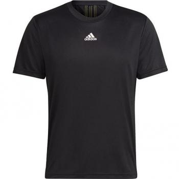 Camiseta de Manga Corta Adidas Aeroready HIIT Back Hombre Negro