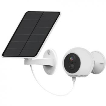Cámara de vigilancia solar inteligente WiFi 1080P-2MP con IP66 y movimiento de 120º