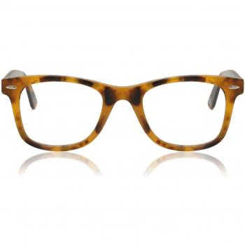Cuadrado Montuta Completa Plástico Tortoiseshell Gafas Recetadas para Hombre - Gafas Anti-Azules - SmartBuy Collection