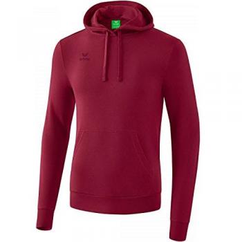 Erima Basic Hoodie - Unisex, XL, Red and Violet Options