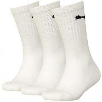 Puma Kids Regular Crew Socks Pack (3 Pairs), White