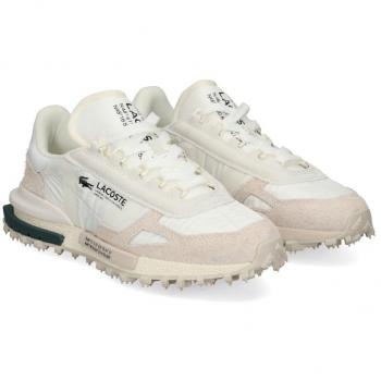 Zapatillas Lacoste Elite Active de hombre tipo running bajas en tela - Blanco Talla 11