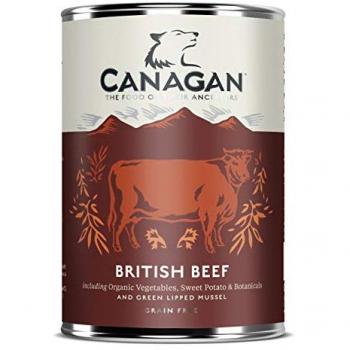 Canagan Estofado de Ternera Británica en Lata para Perros 400g