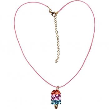 Glitter Popsicle Necklace for Kids Rex London