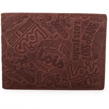 LOIS - 10808 BILLETERO DE PIEL, Color Marron