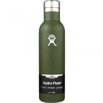 Hydro Flask Unisex - Botella de Vino para Adultos, V25306, Verde Oliva, 739 ml