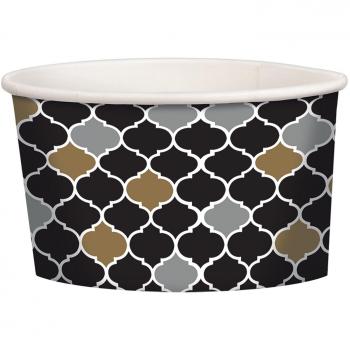 Amscan – 434004 negro Buffet Treat tazas