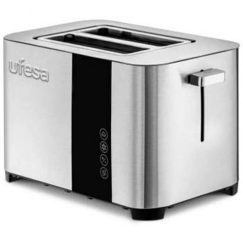 Tostadora Ufesa Duo Delux 2 Ranuras 850W Inox con Funciones de Descongelar y Recalentar