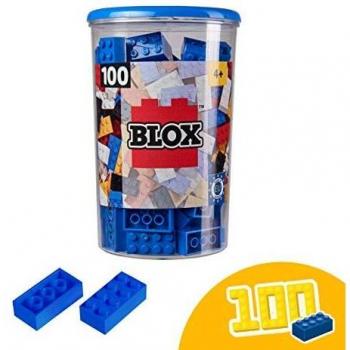 Blox - Bote de 100 Bloques, Color Azul