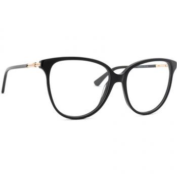 Guess GU2905 001 55 Women's Cat Eye Glasses - Full-Rim Black Plastic Frame