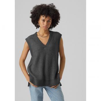 Chaleco de punto de mujer con cuello de pico Vero Moda