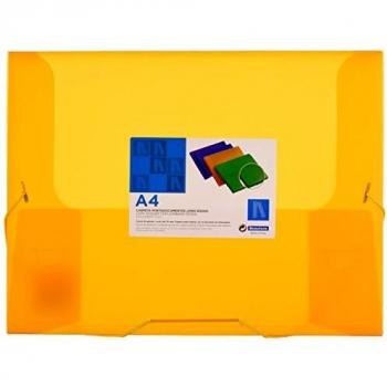 CARPETA BEAUTONE PORTADOCUMENTOS 36851 POLIPROPILENO DIN A4 NARANJA SERIE FROSTY LOMO 25 MM