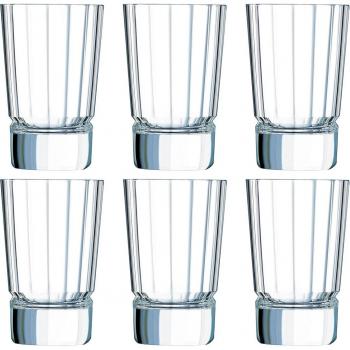 Set 6 copas de licor Macassar Cristal d'Arques Paris