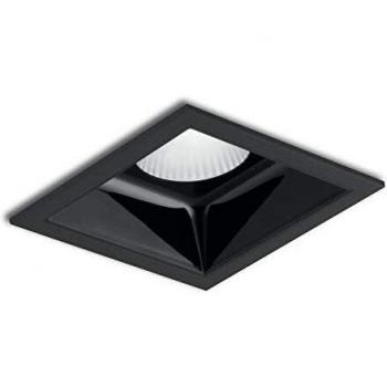 Downlight LED Antirreflejo Lander Negro Brillante 10,8 cm 4000K