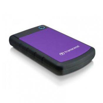 Disco Duro Externo Transcend StoreJet 25H3P 2TB USB 3.0 Slim Fialovo