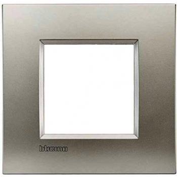 Bticino livinglight - Placa air 2 módulos tech