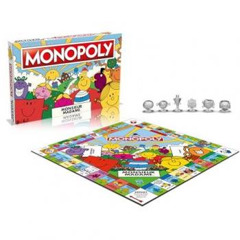 Juego de Mesa Monopoly Monsieur Madame - Versión Clásica con Personajes de Monsieur Madame - Winning Moves