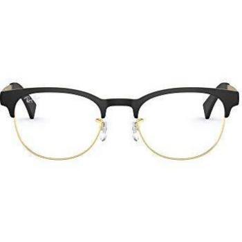 Ray Ban Frame 6317 FRAME, Gafas Unisex, Top Black on Matte Gold, 51 mm