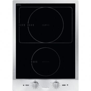 Miele CS 1222 I Placa de Inducción Modular Eléctrica, 38 cm, 2 Zonas, con Mandos Rotativos, Color Negro