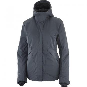 Chaqueta de esquí Salomon Snow Rebel Mujer Gris