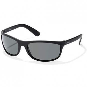 Polaroid Unisex's P7334 RC 9CA Sunglasses, Black/Green Polarized, 63