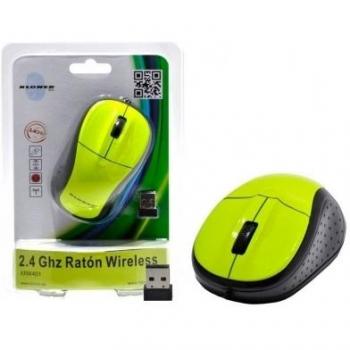 KL-Tech KRW401 - Raton óptico inalámbrico, verde