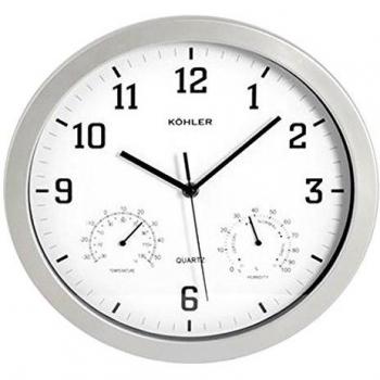 OROLOGIO PARETE TOND SILVER30-