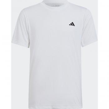 Adidas Club Camiseta De Manga Corta Para Niños - Blanco, Talla 128