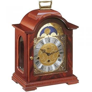 Reloj de Mesa Hermle 22864-070340 con Madera de Caoba y Sonería Westminster
