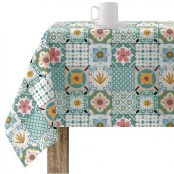 Mantel Antimanchas 100% Algodón Resinado 300x155 cm Modelo 0120-264 - Impermeable y Elegante, No Hule, Tacto Algodón, Repelente de Líquidos