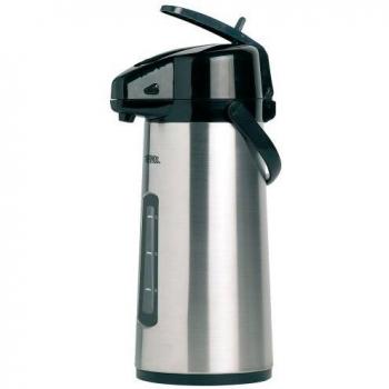 Termo Dispensador Isotérmico de Acero Inoxidable 2,2L Gris