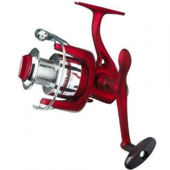 Zebco Stationärrollen Frontbremsrollen Cool Red Spin 150 FD - Carrete de pesca de arrastre, color multicolor